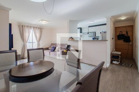 Sala/Sala de jantar de apartamento para alugar com 3 quartos, 85m² em Vila Nossa Senhora das Vitorias, Mauá