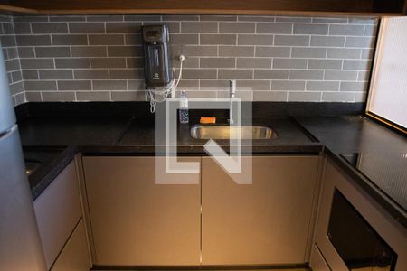 Cozinha e Área de Serviço de apartamento à venda com 1 quarto, 43m² em Setor Marista, Goiânia