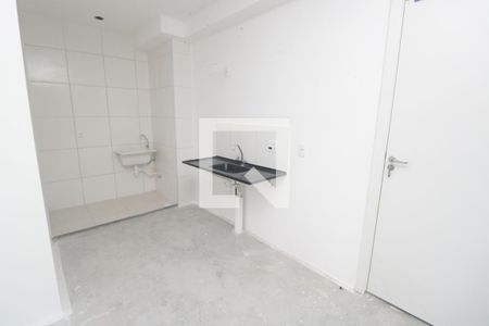 Cozinha de apartamento para alugar com 2 quartos, 35m² em Santa Maria, Santo André