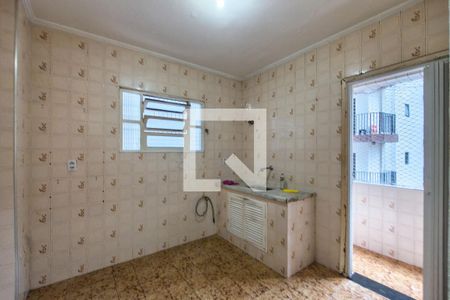 Cozinha  de apartamento para alugar com 1 quarto, 60m² em Aviação, Praia Grande