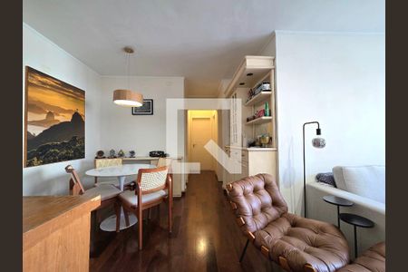 Sala de apartamento para alugar com 3 quartos, 80m² em Indianópolis, São Paulo