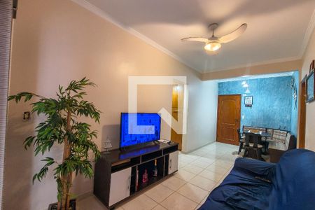 Sala de apartamento para alugar com 1 quarto, 56m² em Vila Tupi, Praia Grande