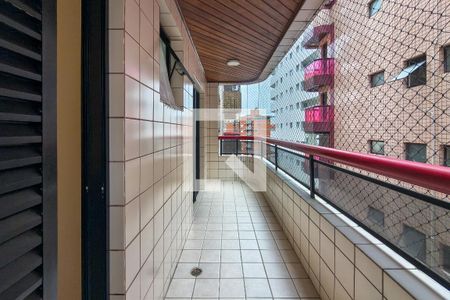 Sacada de apartamento para alugar com 1 quarto, 56m² em Vila Tupi, Praia Grande