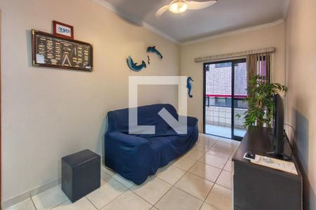 Sala de apartamento para alugar com 1 quarto, 56m² em Vila Tupi, Praia Grande