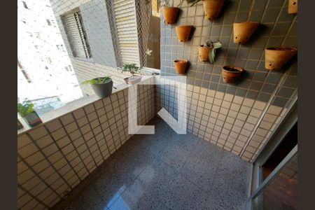 Varanda de apartamento à venda com 3 quartos, 100m² em Carmo, Belo Horizonte