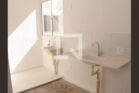 Cozinha/Área de serviço de apartamento à venda com 2 quartos, 42m² em Residencial Vale dos Sonhos, Goiânia