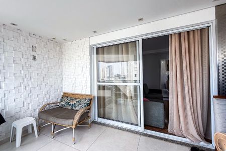 Varanda da Sala de apartamento para alugar com 3 quartos, 90m² em Água Rasa, São Paulo