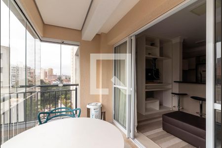 Varanda da Sala de apartamento para alugar com 1 quarto, 40m² em Santana, São Paulo