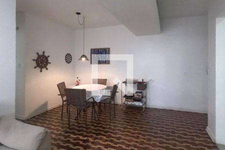 Sala de estar e jantar de apartamento para alugar com 2 quartos, 80m² em Embaré, Santos
