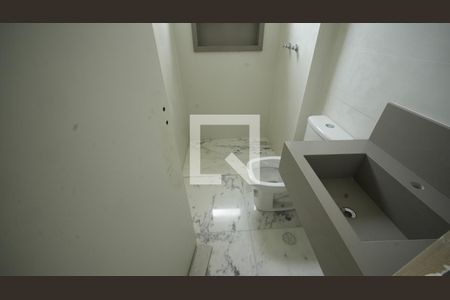 Banheiro de apartamento à venda com 1 quarto, 56m² em Jardim, Santo André