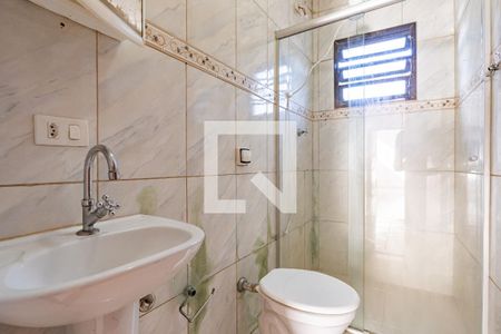 Banheiro da Suíte de casa para alugar com 1 quarto, 35m² em Vila Santo Estefano, São Paulo