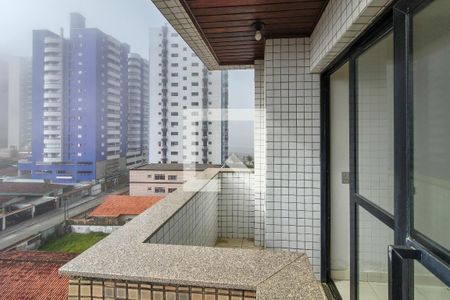 Sacada de apartamento para alugar com 1 quarto, 60m² em Vila Caiçara, Praia Grande
