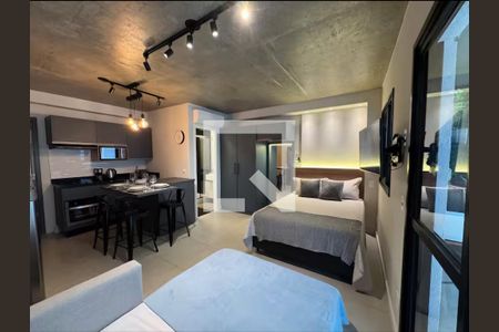 Sala / Quarto de kitnet/studio para alugar com 1 quarto, 33m² em Santana, São Paulo