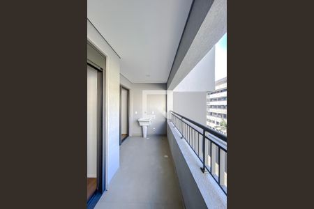 Varanda da Sala de apartamento para alugar com 1 quarto, 36m² em Perdizes, São Paulo