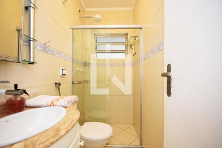 banheiro de kitnet/studio para alugar com 1 quarto, 28m² em Pompeia, São Paulo