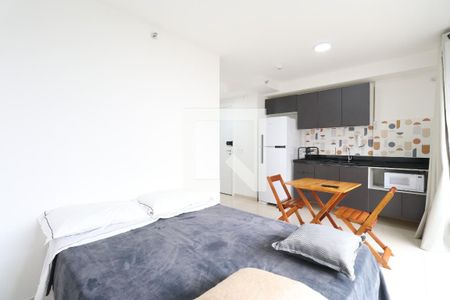 Sala/Quarto/Cozinha de apartamento para alugar com 1 quarto, 27m² em Vila Romana, São Paulo