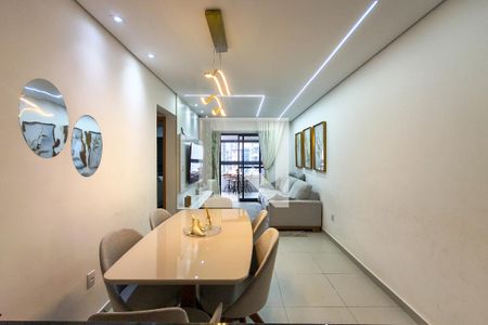 Sala de apartamento para alugar com 2 quartos, 80m² em Canto do Forte, Praia Grande