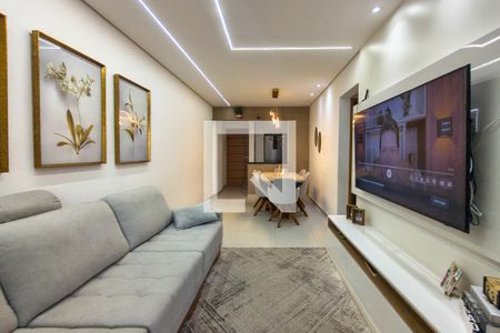Sala de apartamento para alugar com 2 quartos, 80m² em Canto do Forte, Praia Grande