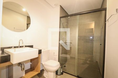 Banheiro de kitnet/studio à venda com 1 quarto, 20m² em Cerqueira César, São Paulo