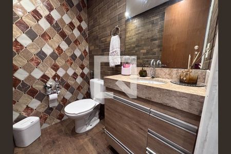 Lavabo de casa de condomínio para alugar com 3 quartos, 84m² em Vargem Grande, Rio de Janeiro