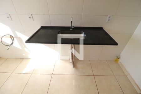 Cozinha  de apartamento para alugar com 2 quartos, 48m² em Jardim Florestan Fernandes, Ribeirão Preto