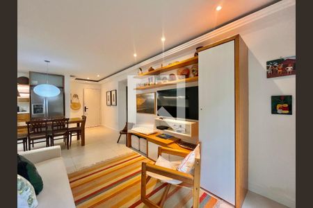 Sala  de apartamento à venda com 1 quarto, 74m² em Lagoa, Rio de Janeiro
