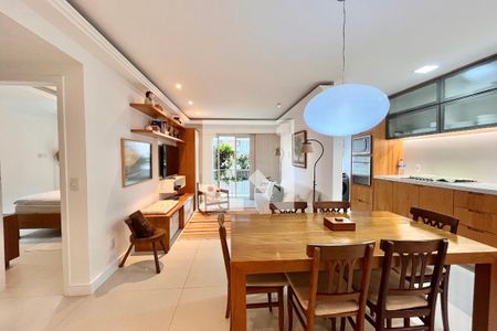 Sala de Jantar de apartamento à venda com 1 quarto, 74m² em Lagoa, Rio de Janeiro