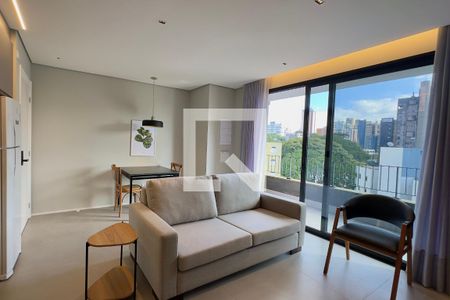 Sala de apartamento para alugar com 1 quarto, 53m² em Bigorrilho, Curitiba