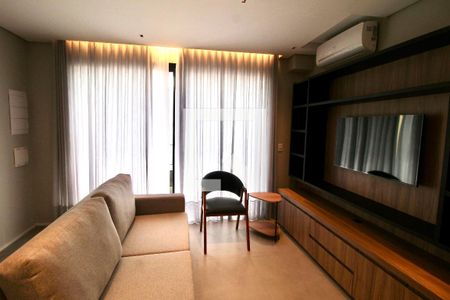 Espaço TV de apartamento para alugar com 1 quarto, 53m² em Bigorrilho, Curitiba