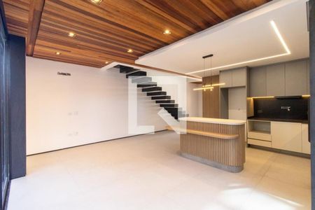 Sala/Cozinha de casa de condomínio para alugar com 3 quartos, 180m² em Santa Cândida, Curitiba