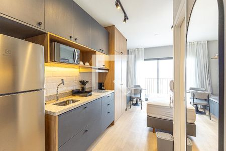 Cozinha de kitnet/studio à venda com 1 quarto, 30m² em Vila Olímpia, São Paulo