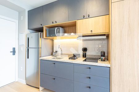 Cozinha de kitnet/studio à venda com 1 quarto, 30m² em Vila Olímpia, São Paulo