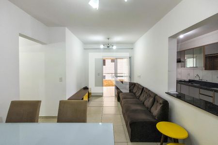 Sala de apartamento para alugar com 3 quartos, 92m² em Cidade Ocian, Praia Grande