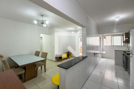 Sala de apartamento para alugar com 3 quartos, 92m² em Cidade Ocian, Praia Grande
