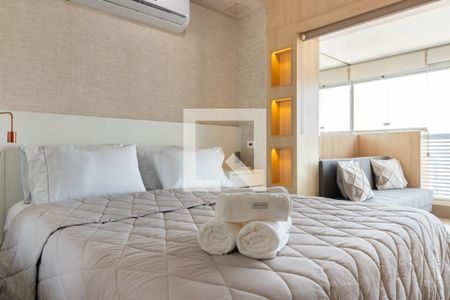 Sala/Quarto de apartamento à venda com 1 quarto, 41m² em Brooklin, São Paulo