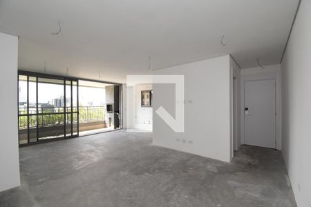 Sala e Cozinha de apartamento à venda com 3 quartos, 137m² em Centro, Curitiba