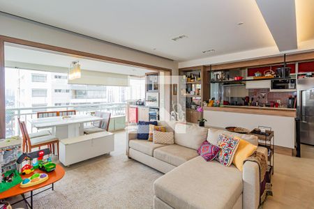 Sala/Cozinha de apartamento para alugar com 2 quartos, 92m² em Cidade Monções, São Paulo