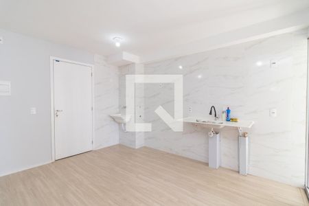 Sala/Cozinha de apartamento para alugar com 2 quartos, 39m² em Cangaiba, São Paulo