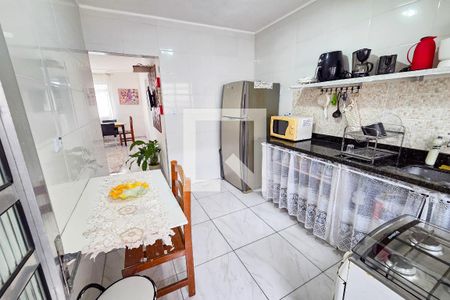 Cozinha de casa para alugar com 1 quarto, 50m² em Vila Caiçara, Praia Grande