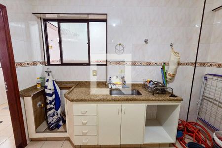Cozinha de apartamento para alugar com 2 quartos, 112m² em Vila Caiçara, Praia Grande
