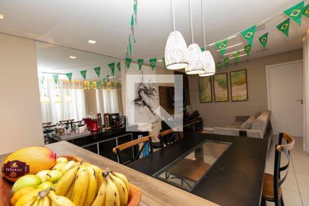 SALA DOIS AMBIENTES de apartamento para alugar com 3 quartos, 89m² em Mansões Santo Antônio, Campinas
