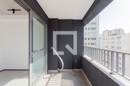 Varanda do studio de kitnet/studio à venda com 1 quarto, 23m² em Cerqueira César, São Paulo