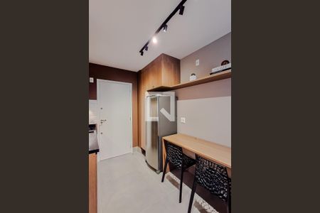 Cozinha/Sala de kitnet/studio para alugar com 1 quarto, 28m² em Vila Mariana, São Paulo