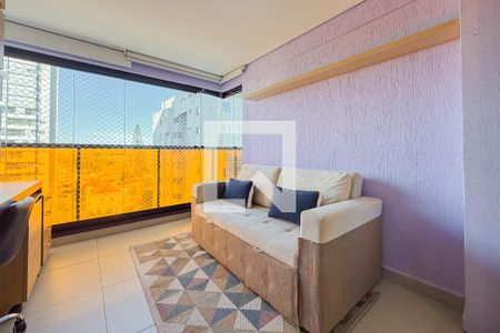 Varanda de kitnet/studio à venda com 1 quarto, 33m² em Vila Mariana, São Paulo