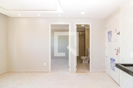 Sala de apartamento para alugar com 2 quartos, 34m² em Veleiros, São Paulo