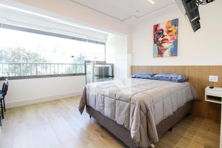 Sala/Quarto/Cozinha de kitnet/studio para alugar com 1 quarto, 25m² em Alto da Mooca, São Paulo