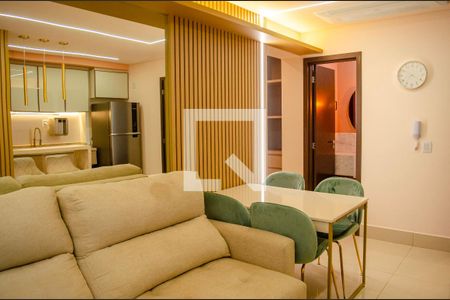 Sala de apartamento para alugar com 2 quartos, 69m² em Setor Marista, Goiânia