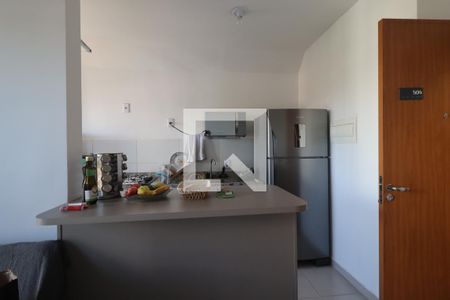 Cozinha de apartamento para alugar com 2 quartos, 50m² em Bonfim Paulista, Ribeirão Preto