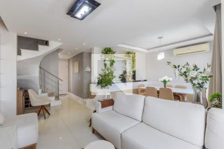 Sala de casa de condomínio para alugar com 3 quartos, 160m² em Estância Velha, Canoas