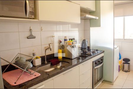 Cozinha de apartamento à venda com 1 quarto, 42m² em Vila Maria Jose, Goiânia